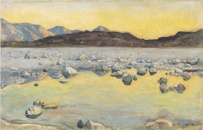 Maggiadelta antes do amanhecer de Ferdinand Hodler